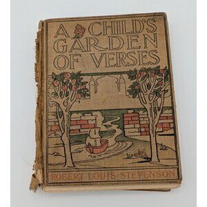 A Child's Garden of Verses Altemus' Young People's Library 1902 Illustrated FLAW